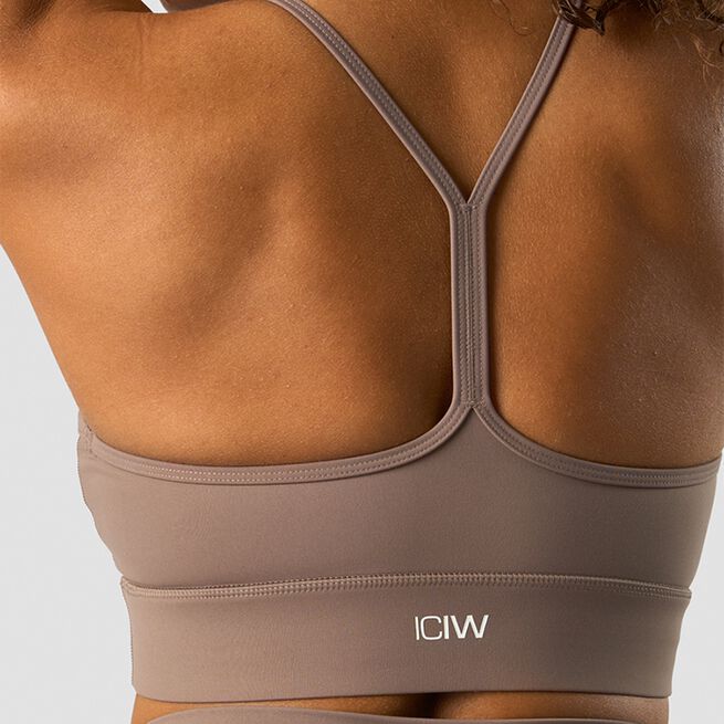 ICANIWILL Nimble Strappy Sports Bra Dusty Brown
