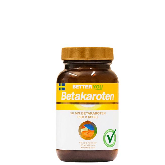 Beetakaroteeni, 50 kasviskapselia