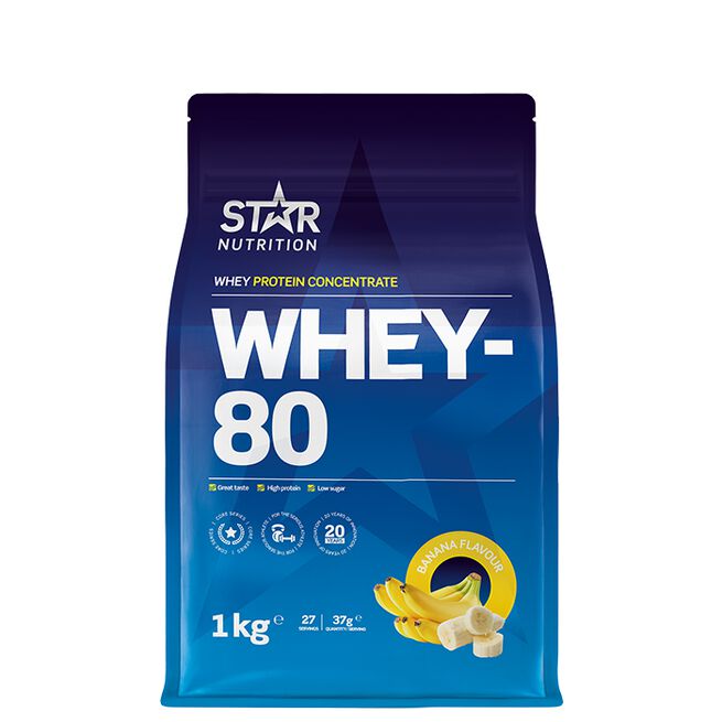Whey-80 Heraproteiini 1 kg Banan