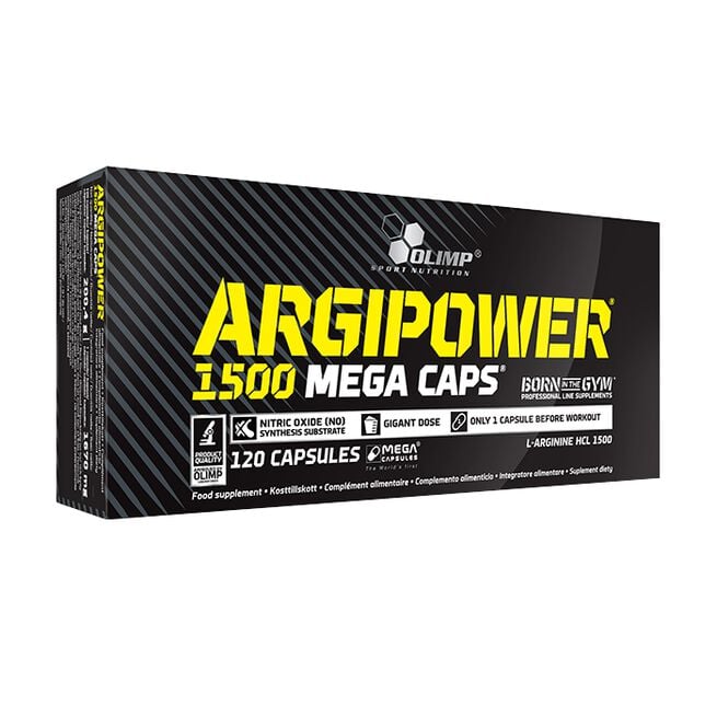 ArgiPower 1500 Mega Caps L-arginiinikapselit 120 kpl