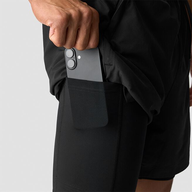 Sculpt 2-in-1 Shorts Musta