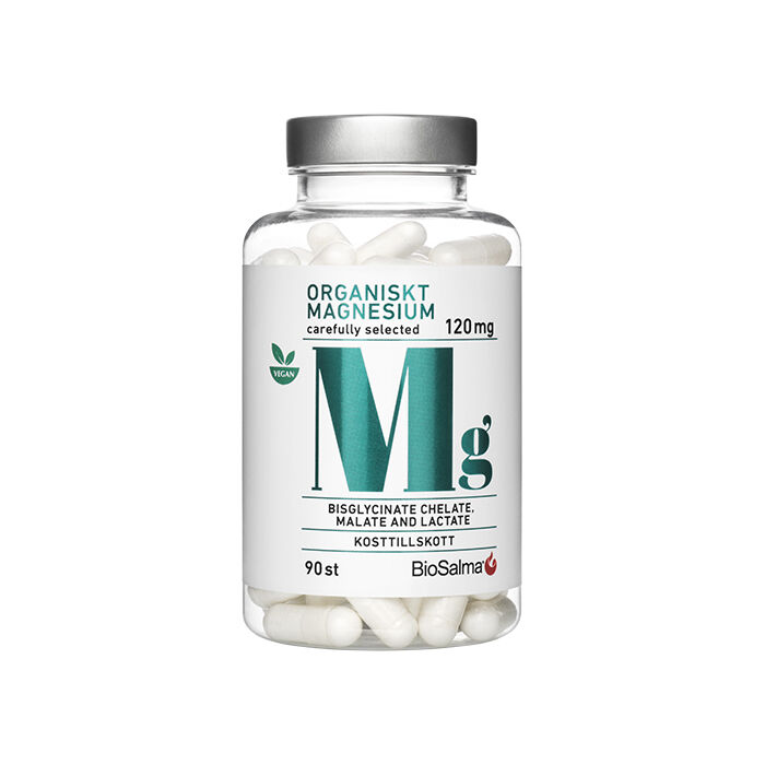 Organiskt Magnesium 120mg 90st