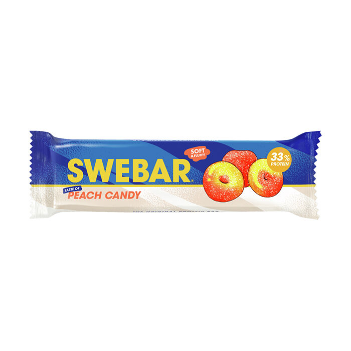 15 x Swebar Proteiinipatukka 55 g Peach