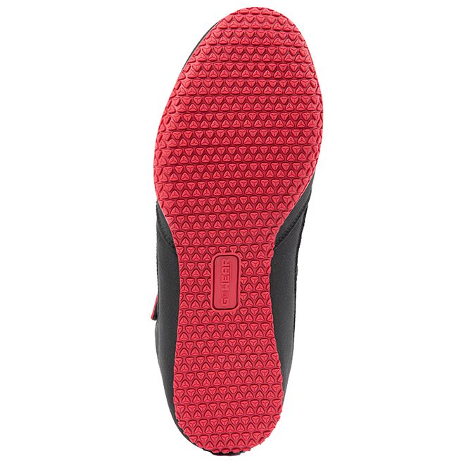 Classic High Tops, black/red