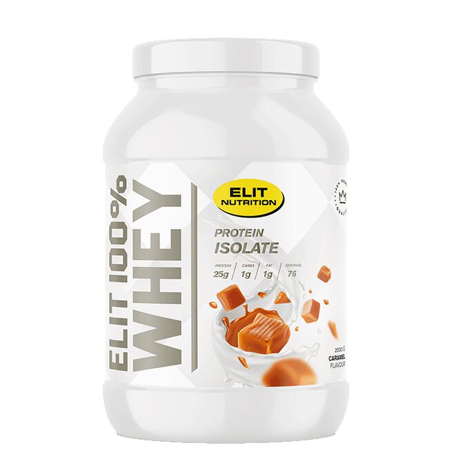 ELIT 100 % Whey Heraproteiini 900 g Caramel