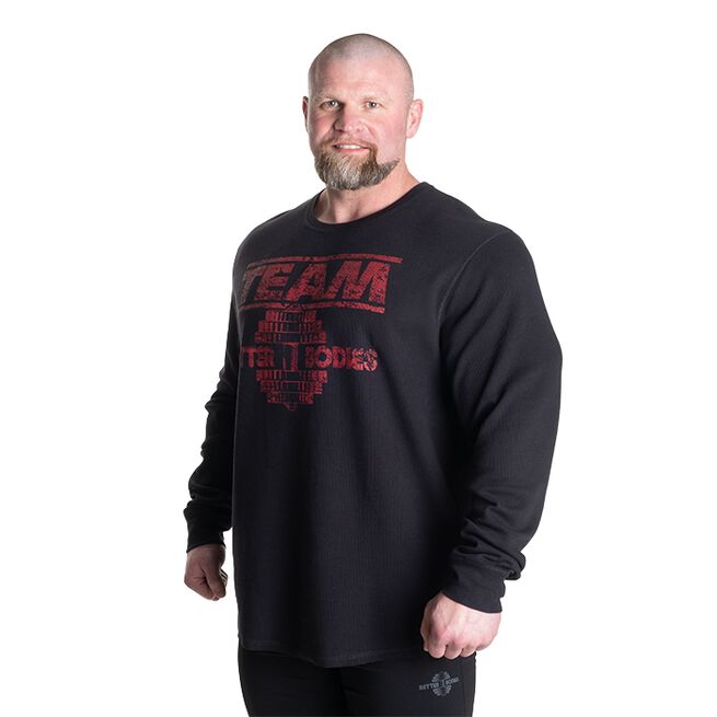 Thermal Team Sweater, Black/Red