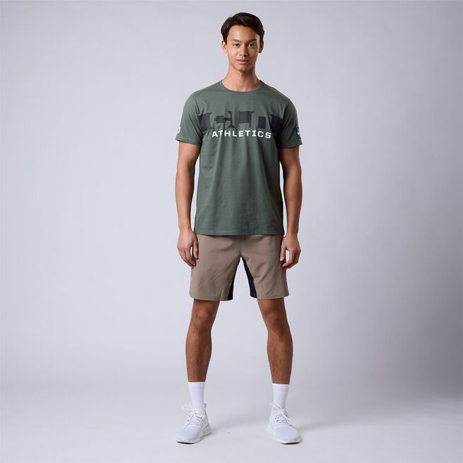 Dino Stretch Shorts Khaki