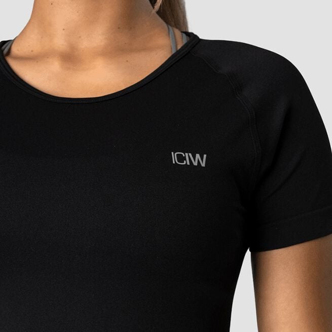 ICANIWILL Everyday Seamless T-shirt Black