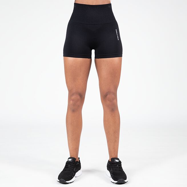 Quincy Seamless Shorts, Black