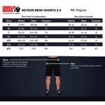 Reydon Mesh Shorts 2.0, Black, M 
