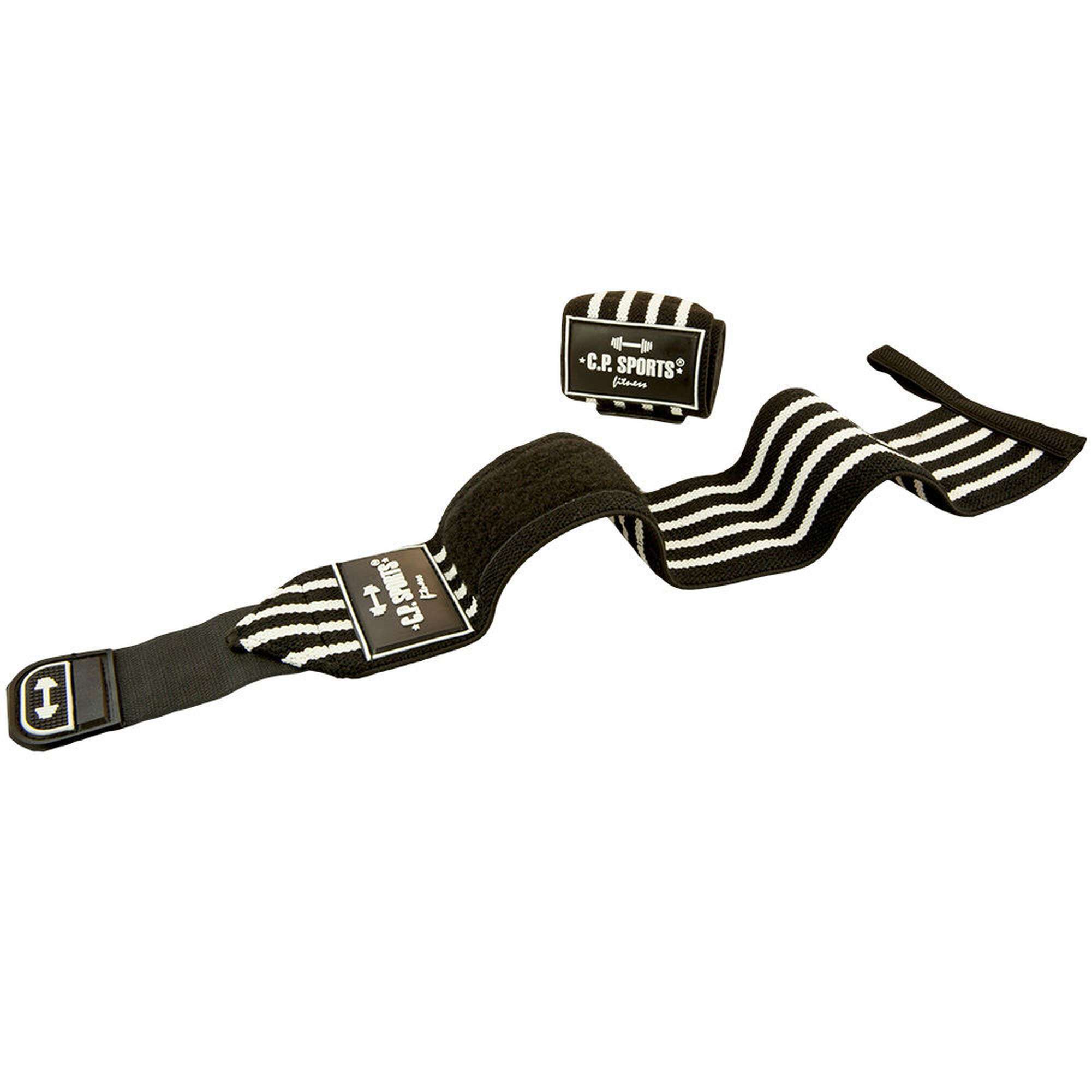 Strongman rannesiteet 50 cm Musta Valkoinen  