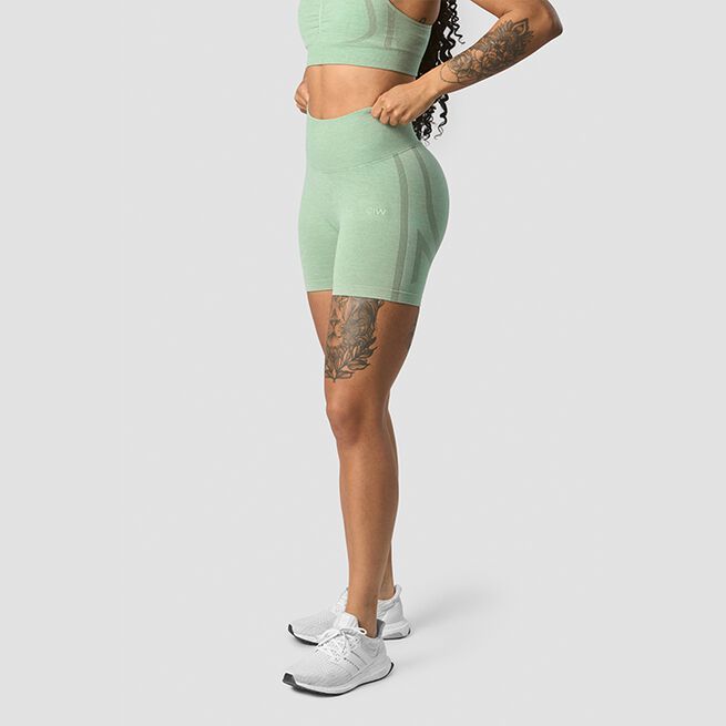 Rush Seamless Shorts Vaaleavihreä