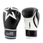 Star Gear Boxing Glove, Black, 16 oz 