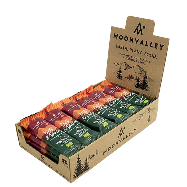 18 x luomuenergiapatukat 50 g Apple & Cinnamon