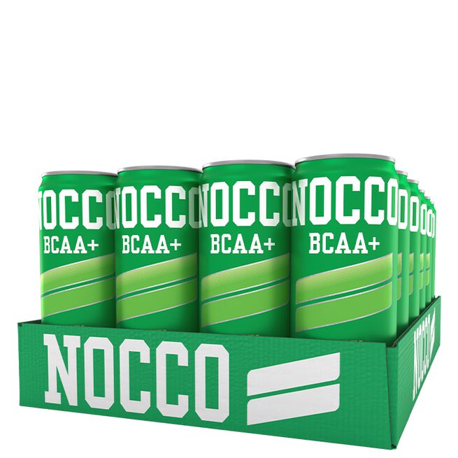 24 x NOCCO BCAA+ kofeiiniton 330 ml Äpple