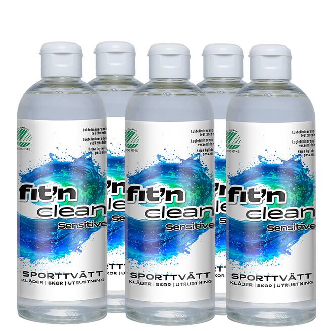 5 kpl Fit'n Clean Sensitive -pesuainetta