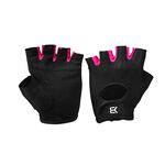 BB Womens Training Gloves, Black/Pink, S 
