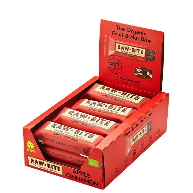 12 x Hedelmä-pähkinäpatukka 50 g Äpple & Kanel