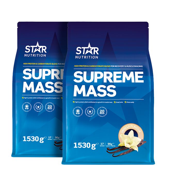 2 x Supreme Mass Gainer 1,53 kg
