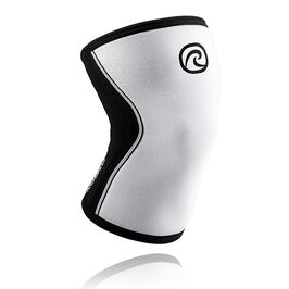 RX Knee Sleeve, 5mm, White/Black, XS  RX-Polvisuojat 5mm Valkoinen/Musta