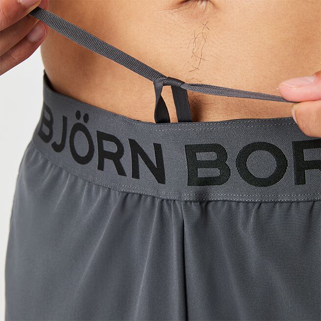 Borg Short Shorts Harmaa