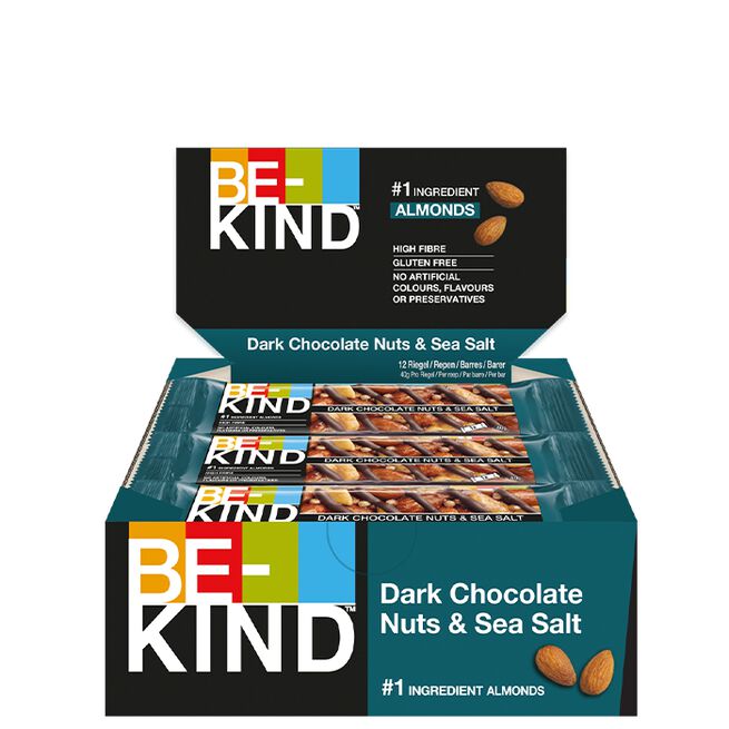 12 x BeKind Core Bar 40 g Dark Chocolate Nuts & Sea Salt Dark Chocolate Nuts&Sea Salt