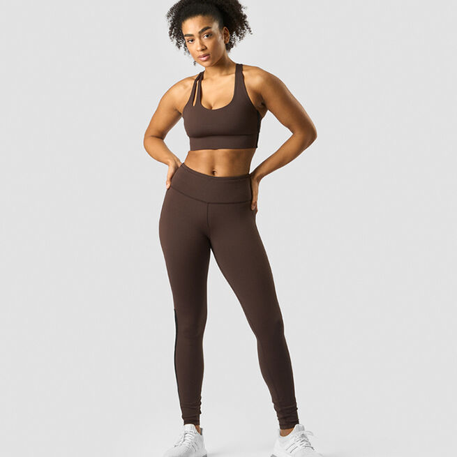 Stance Sports Bra, Dark Brown