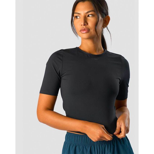 ICANIWILL Charge Cropped Mid Sleeve Wmn