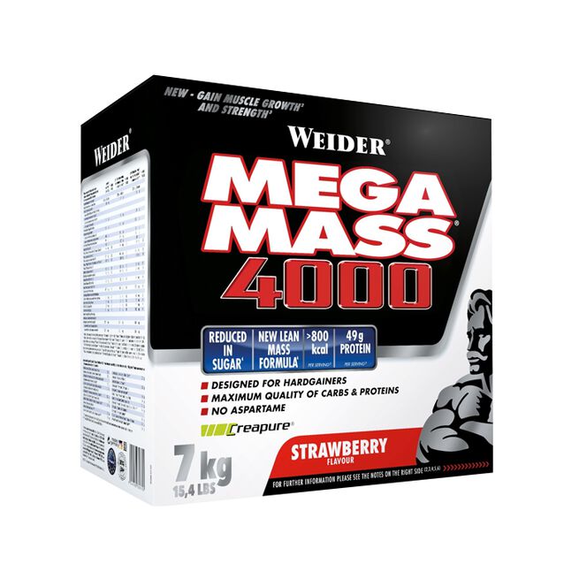 Mega Mass 4000 Gainer 7 kg Jordgubb