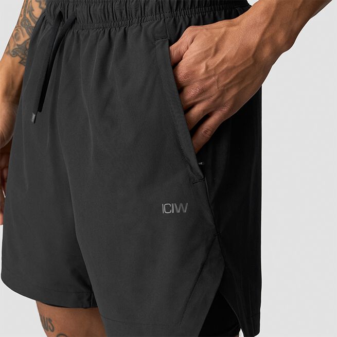 Sculpt 2-in-1 Shorts Musta