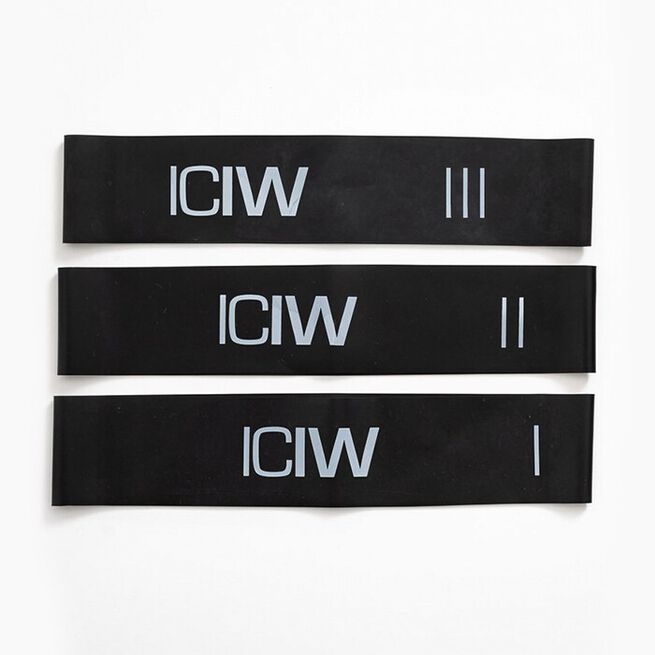 ICIW Minibands 3-pakkaus Musta