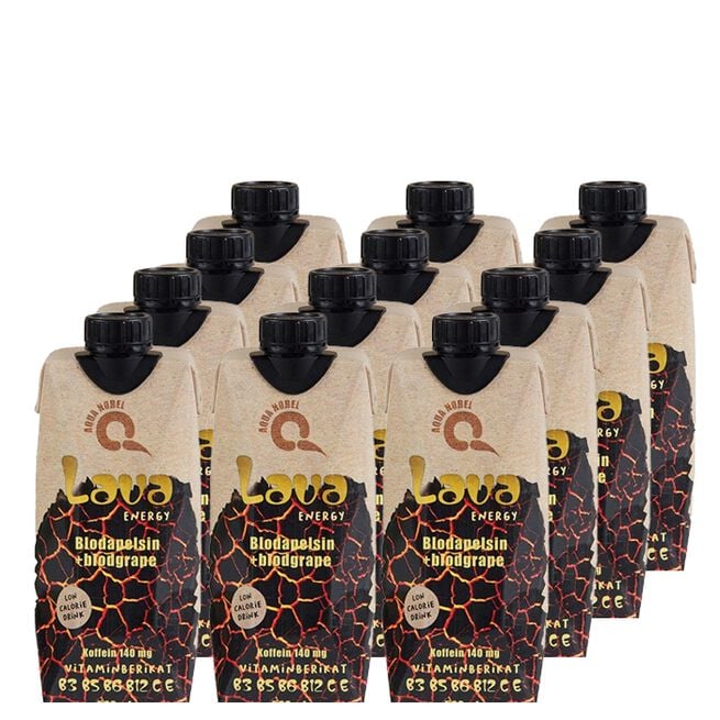 12 x LAVA, 500 ml, Veriappelsiini Verigreippi