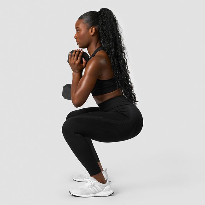 Impact Seamless Sports Bra, Black