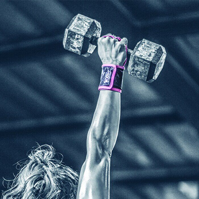 WODies Grip ja Rannetuki Vaaleanpunainen