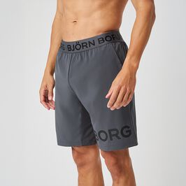Borg Shorts, Asphalt, L  Shortsit Harmaa