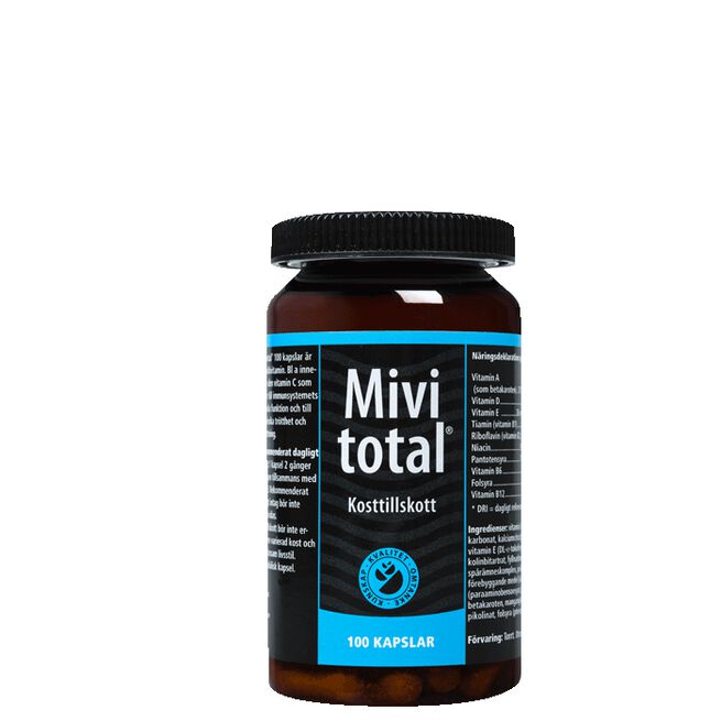 Mivitotal Multivitamin & Mineral 100 kapselia