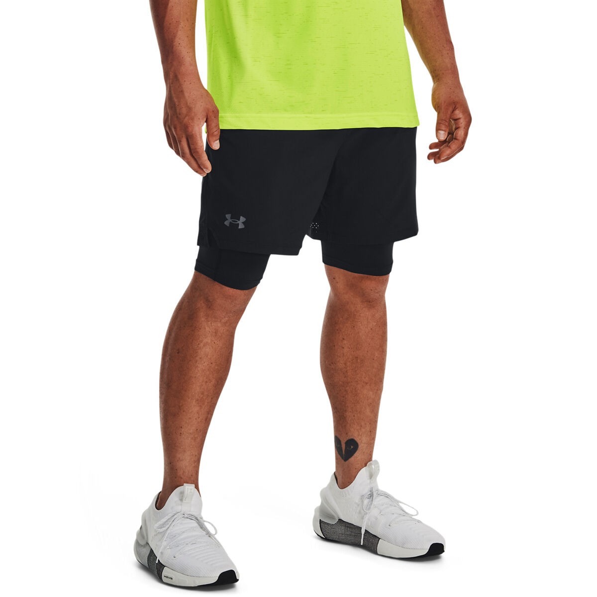 Vanish Woven 2-in-1 Shorts Musta