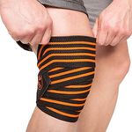 Knee Wraps, Black/Orange, 2 m 