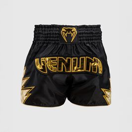 Venum Inferno Muay Thai Shorts Black/Gold, L  Inferno Muay Thai Shorts Musta Kulta