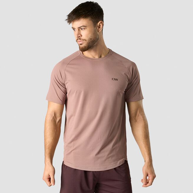 ICANIWILL Stride Raglan T-shirt, Light Mauve