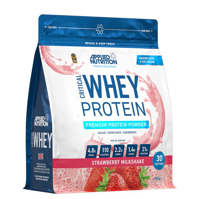 Critical Whey Heraproteiini 900 g Strawberry Milkshake