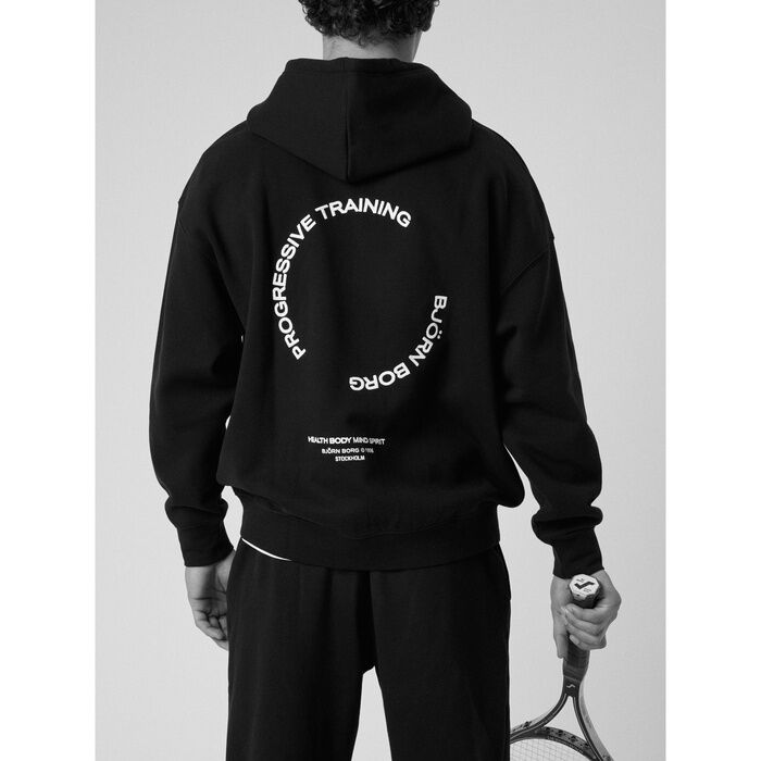 Borg Oversized Huppari Musta