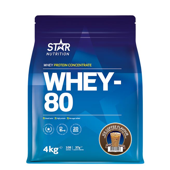 Whey-80 Heraproteiini 4 kg Ice Coffee