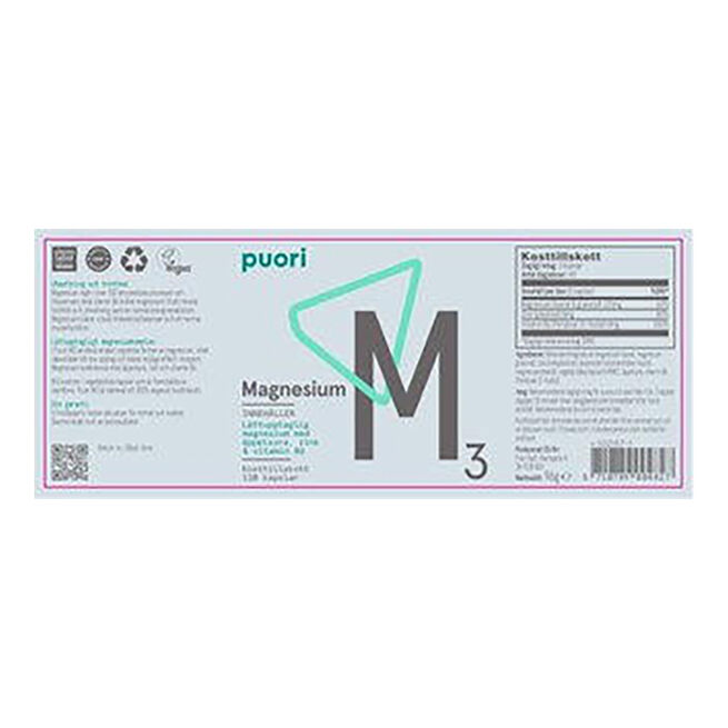 M3 Magnesium & Sinkki 120 kapselia