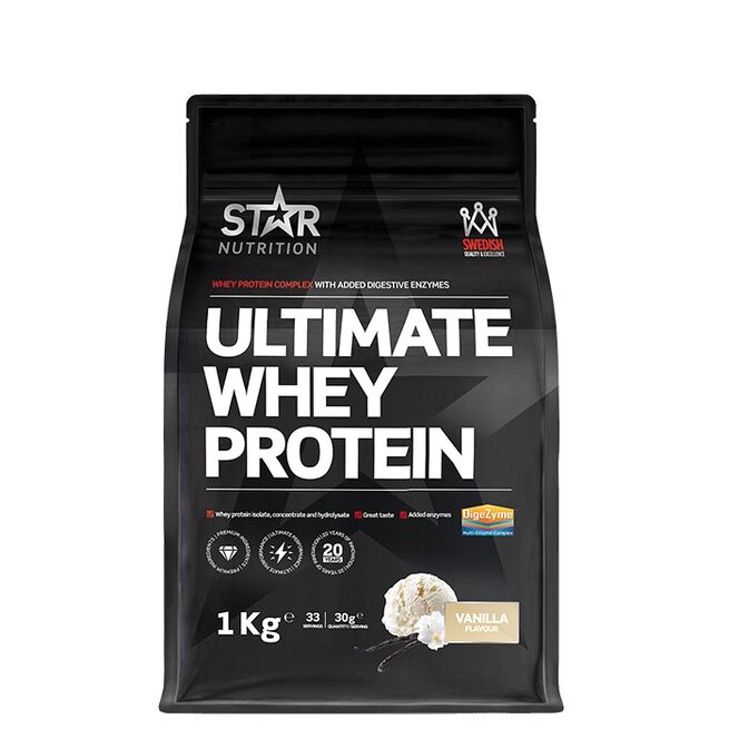 Ultimate Whey Heraproteiini 1 kg Vanilla