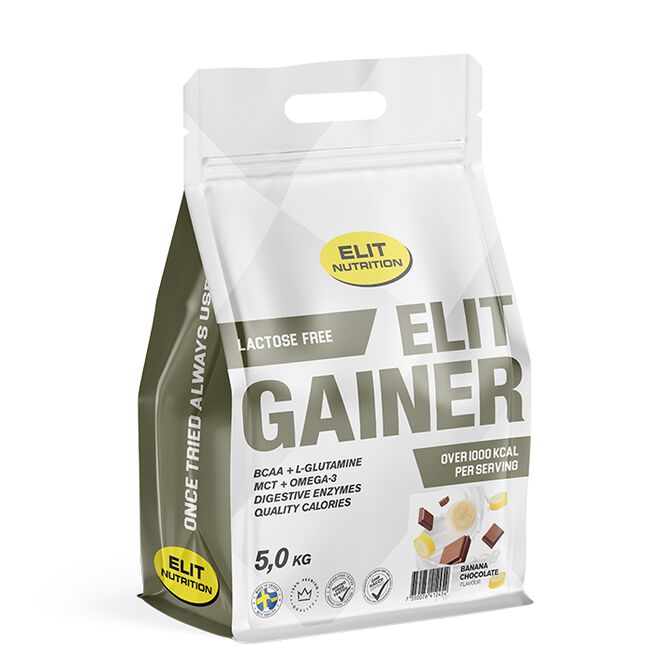ELIT Gainer Laktoositon 5 kg Banana Chocolate