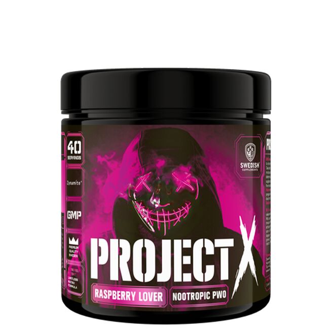 Project X Nootropic PWO, 330 g Raspberry Lover