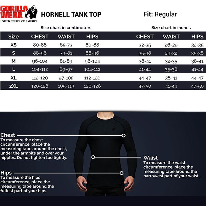 Hornell Tank Top, Black/Grey