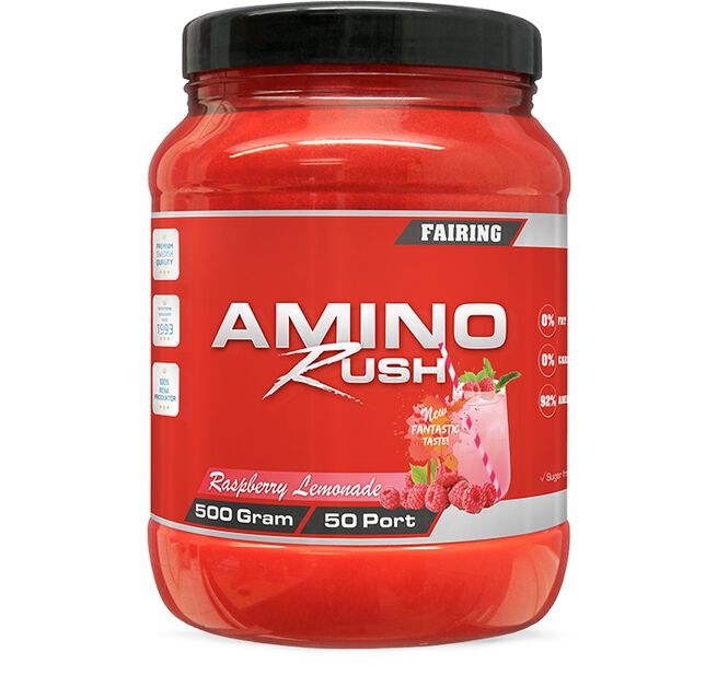 Amino Rush, 500 g, Strawberry/Kiwi 