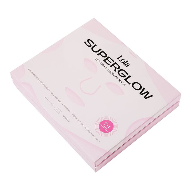 Glow LED Kasvomaski Vaaleanpunainen